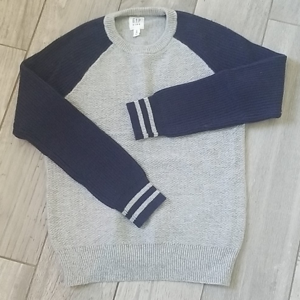 GAP Navy/Grey Boys Sweater
